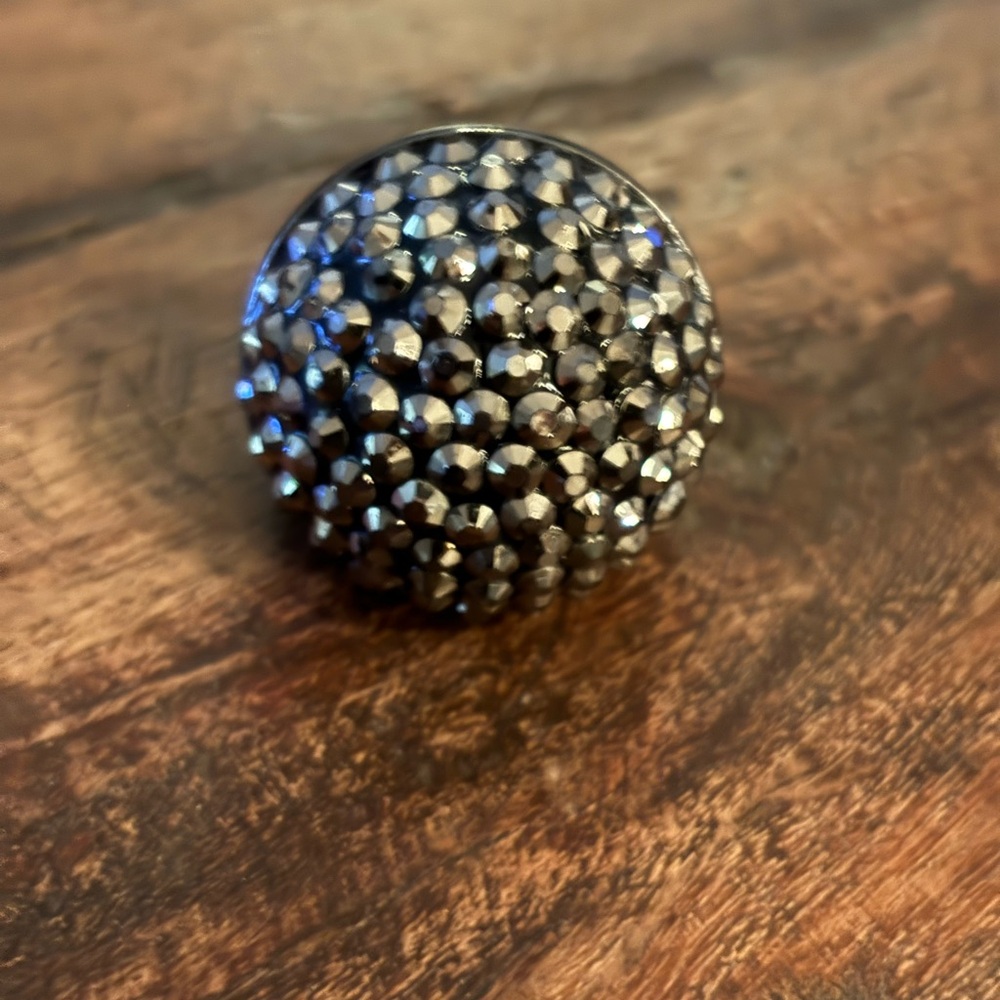 Cocktail Ring by Banana Republic. Size Adjustable. Mettalic Silver.
